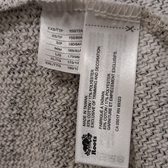 Roots hooded knit cardigan, beach cover up - Picture 7 of 8